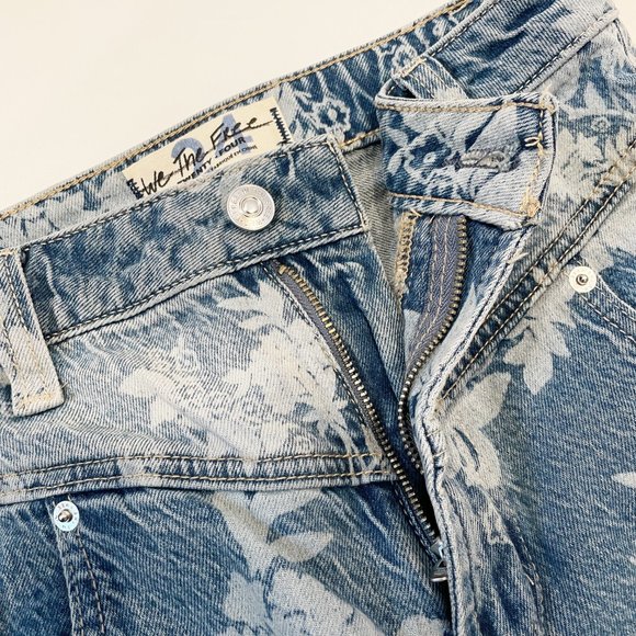 NWOT Free People Jeans 24 We The Free Naomi Floral Flare FP1 - Picture 6 of 10